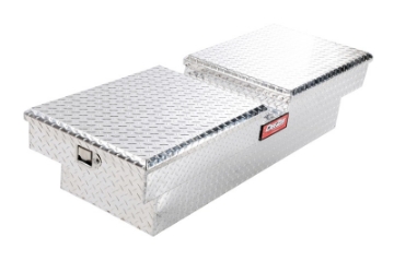 Picture of Deezee Universal Tool Box - Red Crossover - Double BT Alum Mid Size