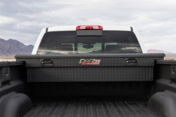 Picture of Deezee Universal Tool Box - Red Crossover - Single Lid Black BT Pull Handle Low-Txt Blk