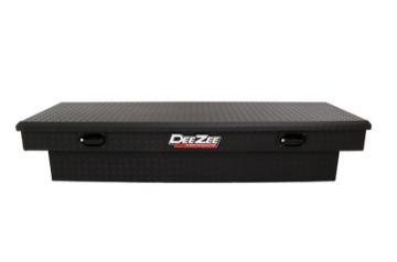 Picture of Deezee Universal Tool Box - Red Crossover - Single Lid Black BT Txt Blk