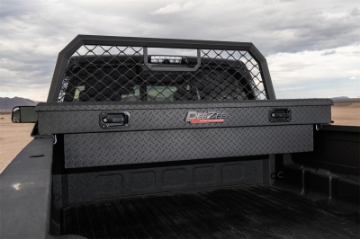 Picture of Deezee Universal Tool Box - Red Crossover - Single Lid Black BT Txt Blk