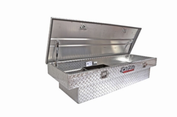 Picture of Deezee Universal Tool Box - Red Crossover - Single Lid BT Alum Mid Size