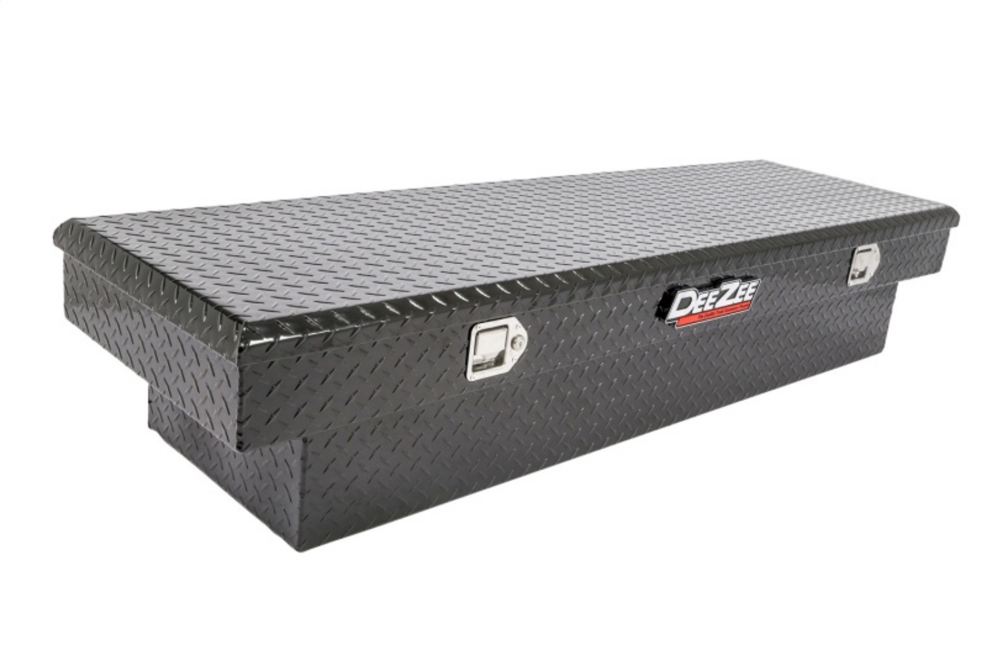 Picture of Deezee Universal Tool Box - Red Crossover - Single Lid Black BT Full Size