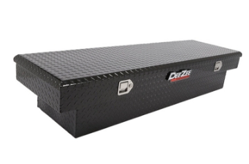 Picture of Deezee Universal Tool Box - Red Crossover - Single Lid Black BT Full Size