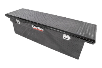 Picture of Deezee Universal Tool Box - Red Crossover - Single Lid Black BT Deep Low