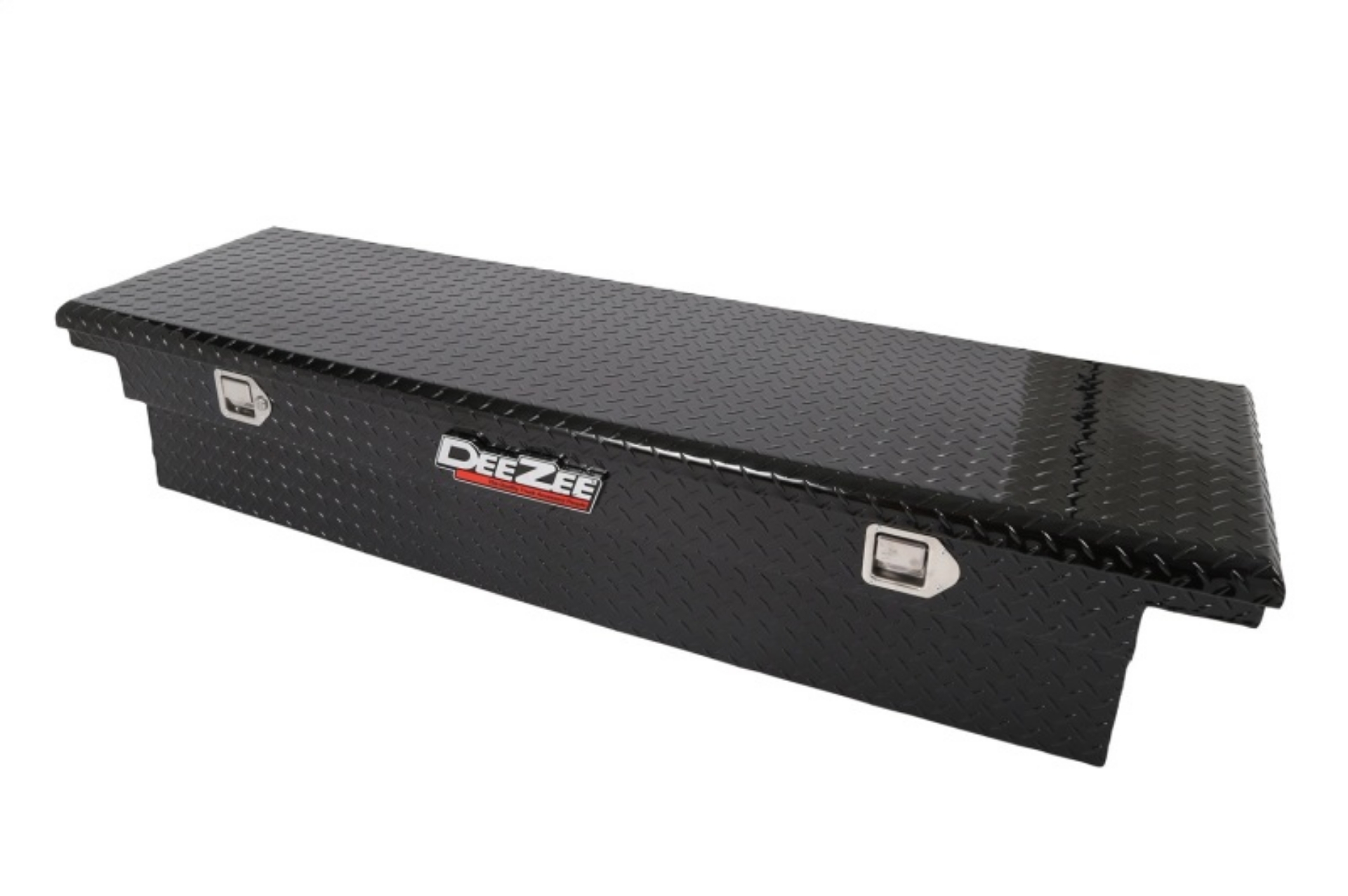 Picture of Deezee Universal Tool Box - Red Crossover - Single Lid Black BT Low