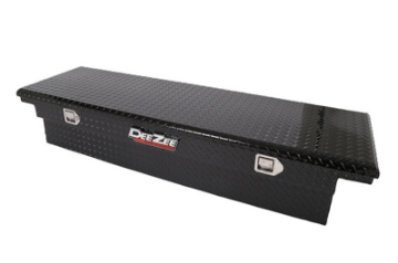 Picture of Deezee Universal Tool Box - Red Crossover - Single Lid Black BT Low