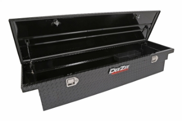 Picture of Deezee Universal Tool Box - Red Crossover - Single Lid Black BT Low