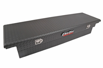Picture of Deezee Universal Tool Box - Red Crossover - Single Lid Black BT Low-Txt Blk