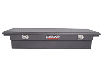 Picture of Deezee Universal Tool Box - Red Crossover - Single Lid Black BT Low-Txt Blk
