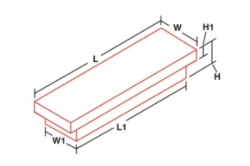 Picture of Deezee Universal Tool Box - Specialty Narrow BT Alum FULLSIZE