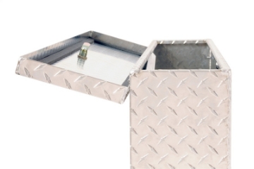 Picture of Deezee Universal Tool Box - Specialty Wheel Well BT Alum Passenger Side