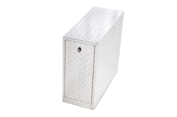 Picture of Deezee Universal Tool Box - Wheel Well Box With Drawers Aluminum