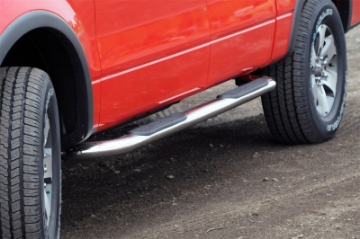 Picture of Deezee 15-2022 Ford F150-SuperDuty Tubes - 3In Round Stainless Polished RegCab