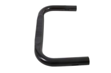 Picture of Deezee Universal Tubes - 3In Round Universal - Black Steel RegCab