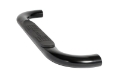 Picture of Deezee 14-19 Chevrolet Silverado Tubes - 4In Oval Black Steel RegCab