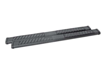 Picture of Deezee Universal Tubes - 6In Oval - Brite Tread Aluminum CrewCab