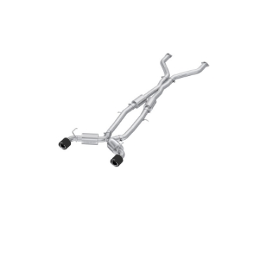 Picture of MBRP 23-24 Nissan Z 3-0L Armor Pro T304 Stainless Steel 3in Cat-Back Dual Rear Exit w- 5in OD CF Tip