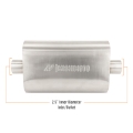 Picture of Mishimoto Universal Muffler with 2-5in Center Inlet-Outlet - Brushed