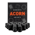 Picture of Mishimoto Steel Acorn Lug Nuts M12 x 1-5 - 20pc Set - Black