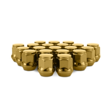 Picture of Mishimoto Steel Acorn Lug Nuts M12 x 1-5 - 20pc Set - Gold