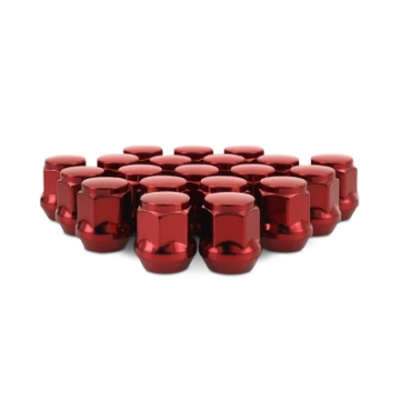 Picture of Mishimoto Steel Acorn Lug Nuts M12 x 1-5 - 20pc Set - Red