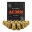 Picture of Mishimoto Steel Acorn Lug Nuts M14 x 1-5 - 32pc Set - Gold