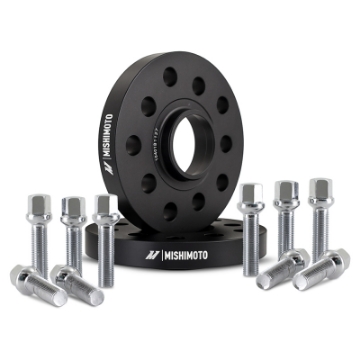 Picture of Mishimoto Wheel Spacers - 5x112 - 57-1 - 15 - M14 - Black