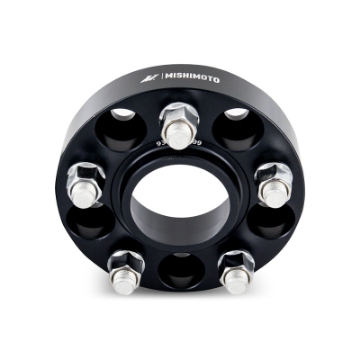Picture of Mishimoto Wheel Spacers - 5x120 - 67-1 - 25 - M14 - Black
