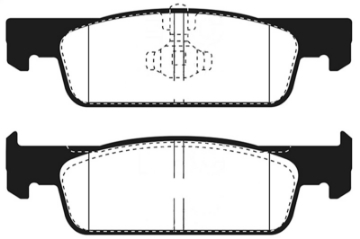Picture of EBC 16-17 Smart Fortwo Greenstuff Front Brake Pads