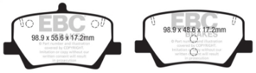 Picture of EBC 2018+ Volvo XC40 T4 Greenstuff Rear Brake Pads
