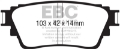 Picture of EBC 18-21 Mitsubishi Outlander Yellowstuff Rear Brake Pads