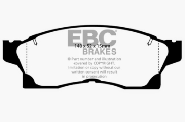 Picture of EBC 2017+ Mercedes-Benz E300 W213 Ultimax Rear Brake Pads