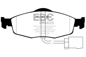 Picture of EBC 16-17 Smart Fortwo Ultimax Front Brake Pads