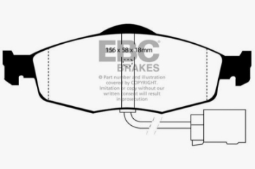 Picture of EBC 16-17 Smart Fortwo Ultimax Front Brake Pads