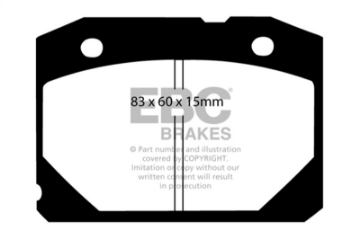 Picture of EBC 2018+ Jeep Wrangler JL Ultimax Rear Brake Pads