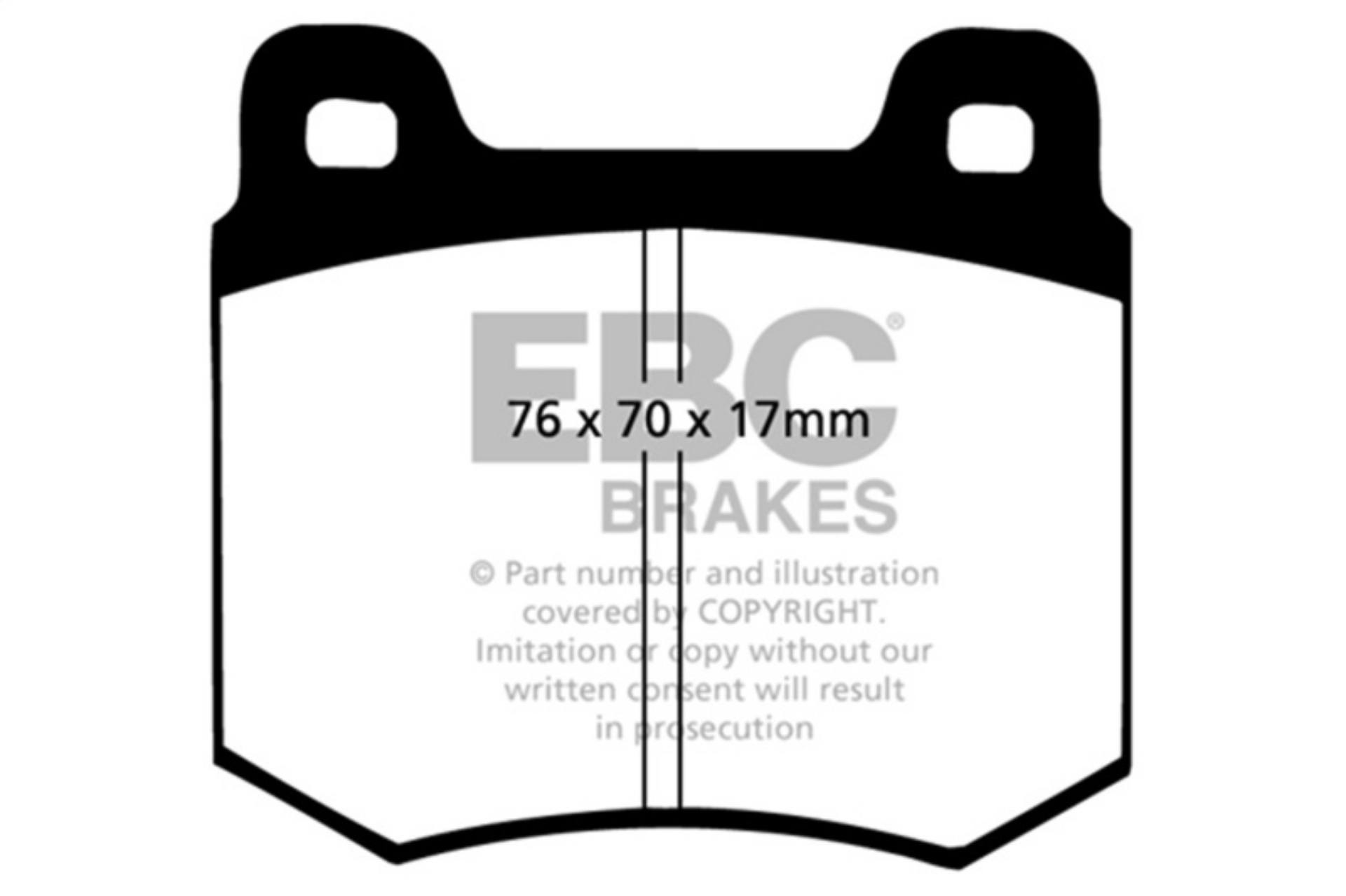 Picture of EBC 2019+ Ram Trucks 1500 DT Ultimax Front Brake Pads