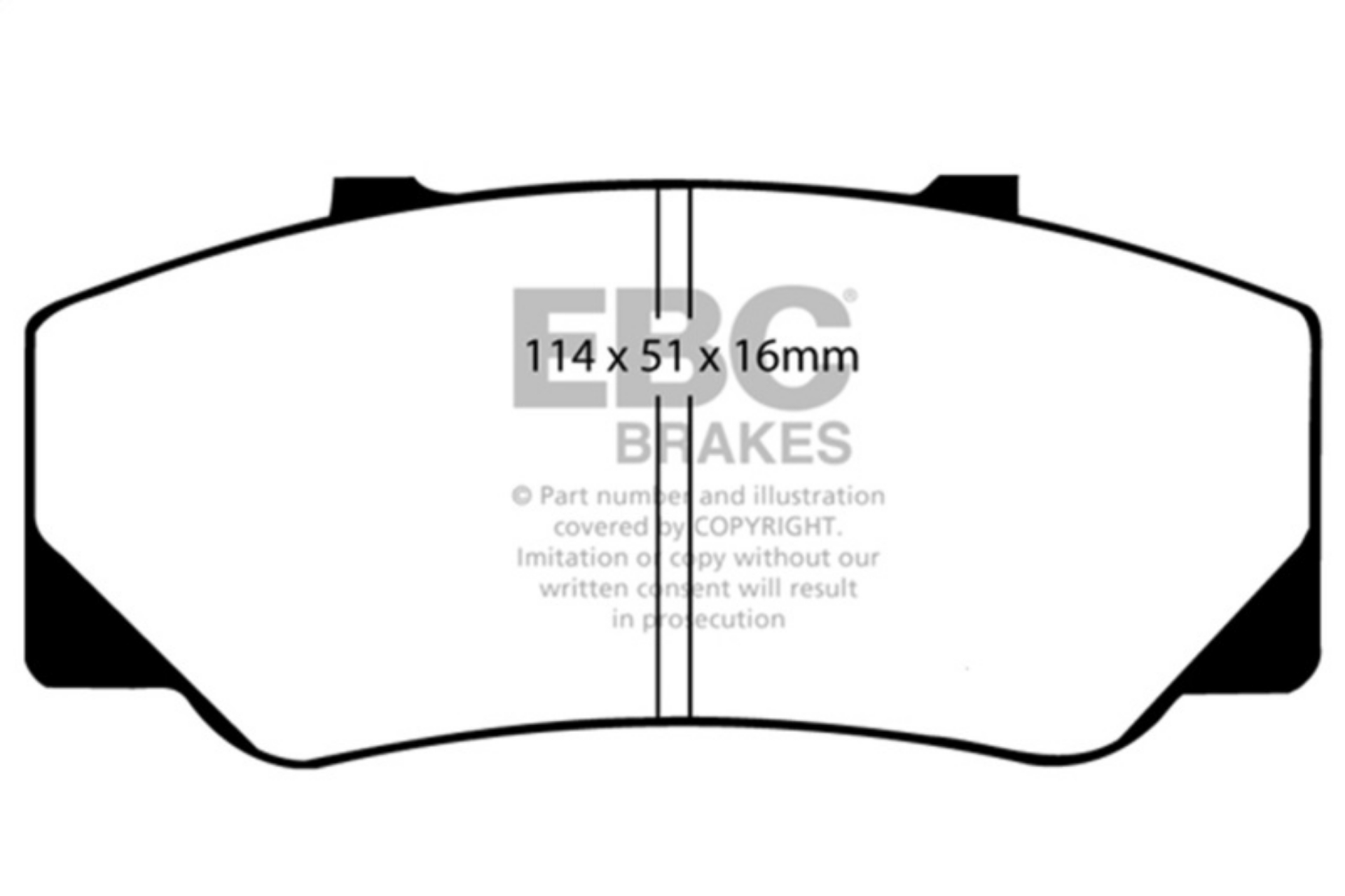 Picture of EBC 91-94 Nissan Sentra SE-R Ultimax Rear Brake Pads