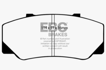 Picture of EBC 91-94 Nissan Sentra SE-R Ultimax Rear Brake Pads