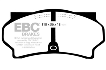 Picture of EBC 11-16 BMW Z4 E89 Ultimax Front Brake Pads