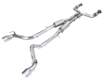 Picture of AWE 2023 Nissan Z RZ34 RWD Track Edition Catback Exhaust System w- Chrome Silver Tips