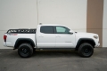 Picture of DV8 Offroad 20-22 Jeep Gladiator JT - 05-21 Toyota Tacoma Overland Bed Rack - 2pc- Adjustable