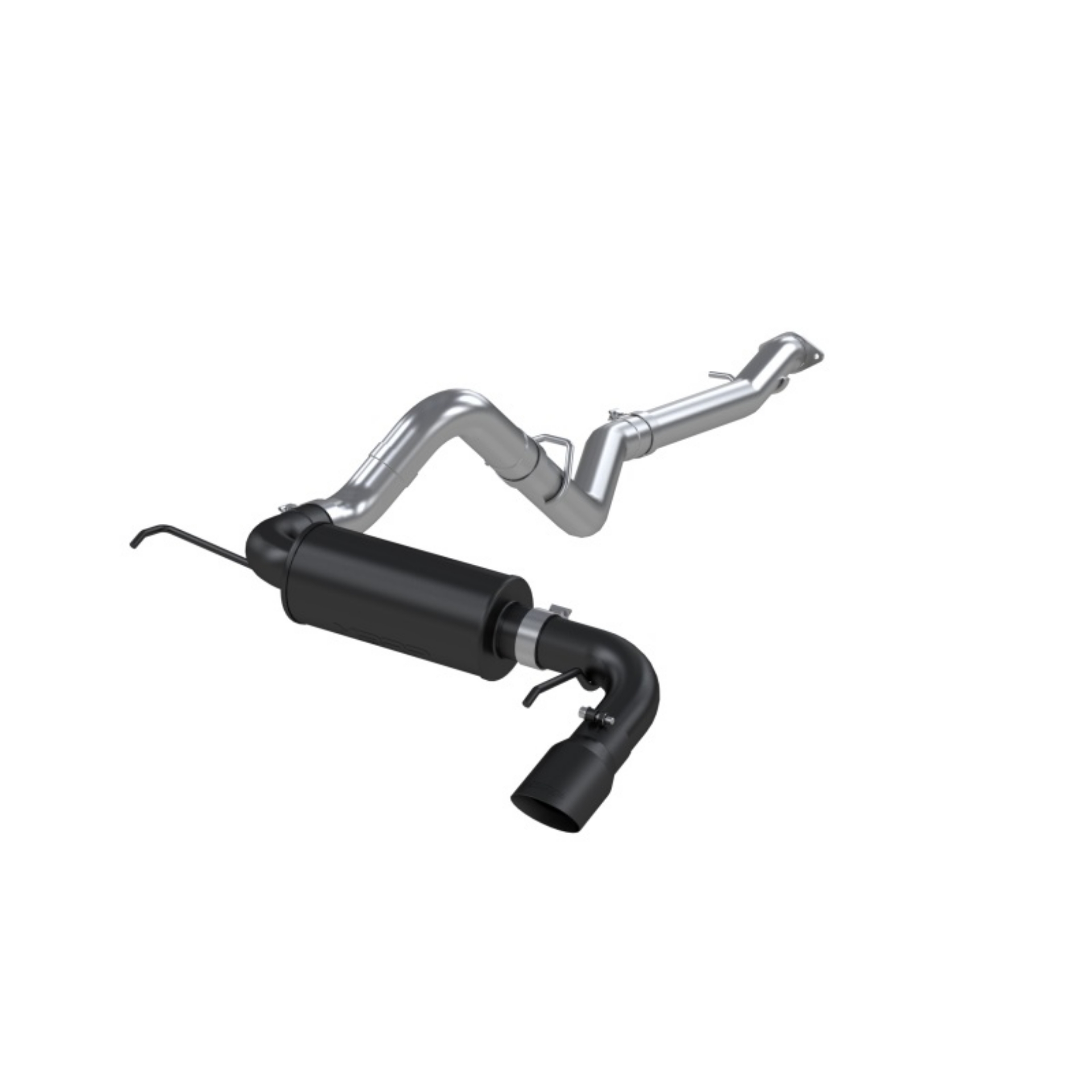 Picture of MBRP 2021+ Ford Bronco 2-3L-2-7L EcoBoost 3in Black Aluminized Catback Exhaust