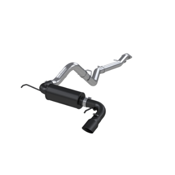 Picture of MBRP 2021+ Ford Bronco 2-3L-2-7L EcoBoost 3in Black Aluminized Catback Exhaust