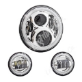 Picture of Letric Lighting 7in Led Chrome Full-Halo Indian