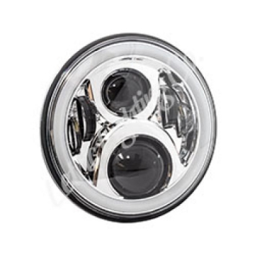 Picture of Letric Lighting 7in Led Chrome Full-Halo Indian