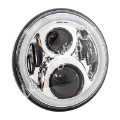 Picture of Letric Lighting 7in Led Chrome Full-Halo Indian