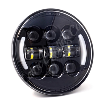 Picture of Letric Lighting 5-75in Intgrd W-Swtchbk T-S Blk