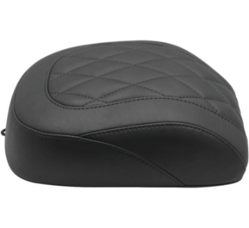 Picture of Mustang 18-21 Harley Breakout Wide Tripper Solo Passenger Seat Diamond Stitch  - Black