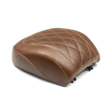 Picture of Mustang 18-21 Harley Fat Boy Wide Tripper Passenger Seat Diamond Stitch - Brown