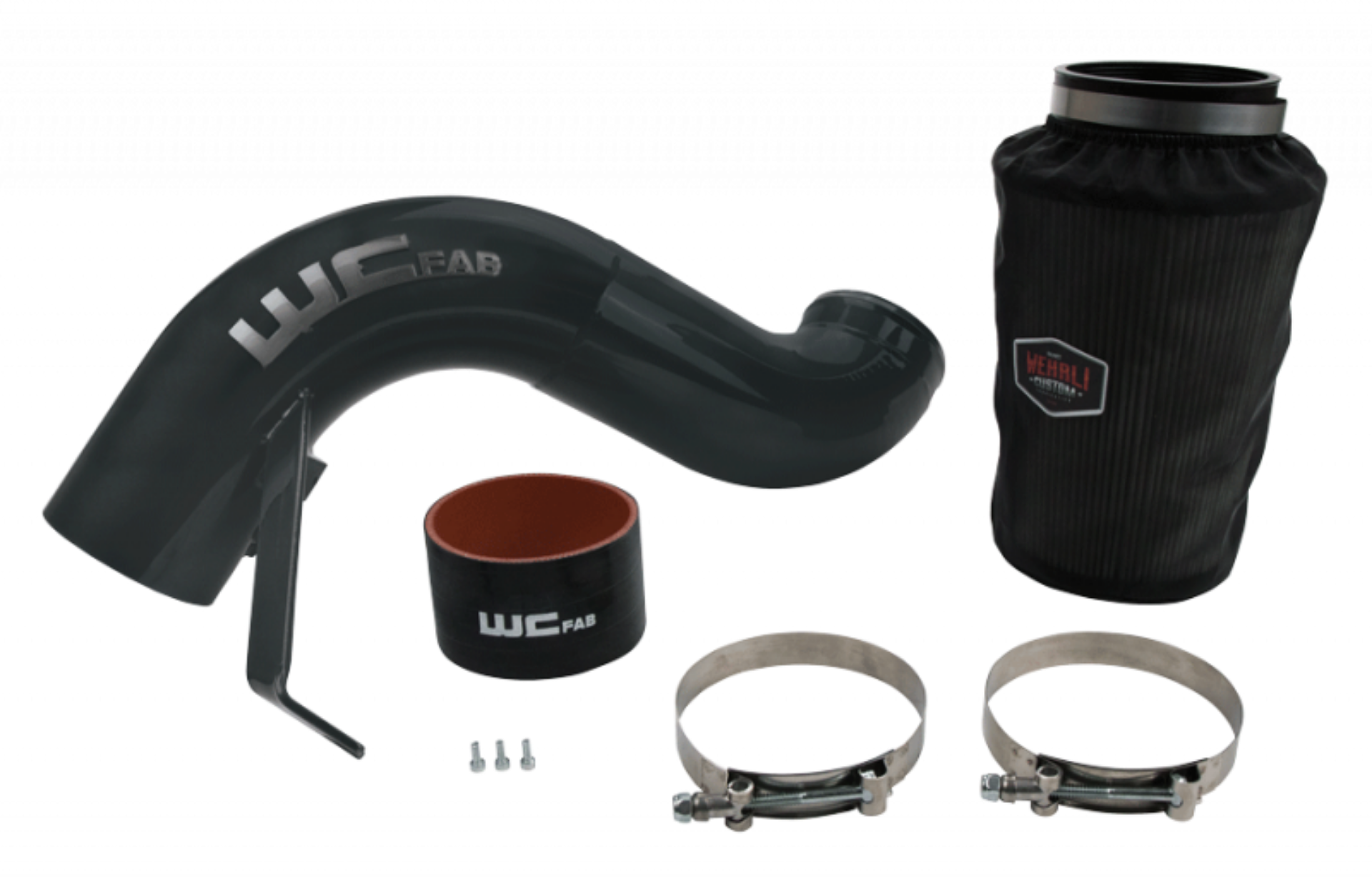 Picture of Wehrli 07-5-09 Dodge 6-7L Cummins 4in Intake Kit - Cherry Frost